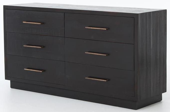 Four Hands Hadley Suki VHAD F186 2 Drawer Nightstand in Burnished